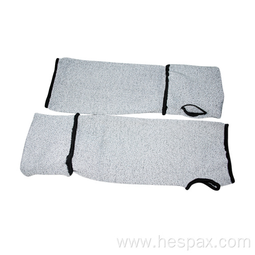 Hespax HPPE 13G Knitted Cut Resistant Protective Sleeves